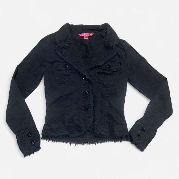 Y2k black cropped blazer - Picture 1 of 7